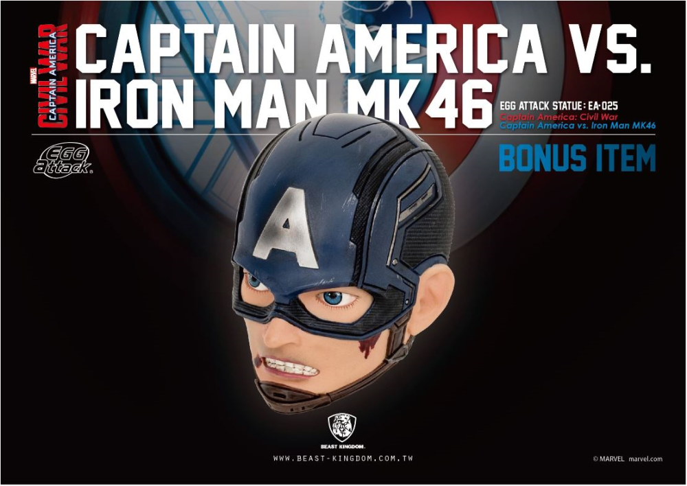 Beast Kingdom - Captain America: Civil War Captain America vs